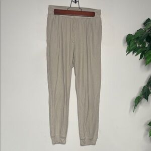 Bluenotes Waffle Tan Lounge Pants